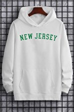 Unisex New Jersey Baskılı Sweatshirt - 3 Al 1 Öde