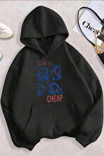 Cheap Baskılı Oversize Sweatshirt - 3 Al 1 Öde