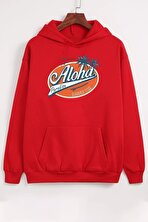 Unisex Aloha Baskılı Sweatshirt - FLO 3 Al 1 Öde