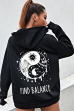 Unisex Yin & Yang Tasarım Sweatshirt - 3 Al 1 Öde