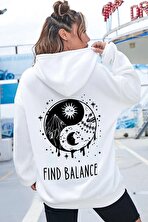 Unisex Yin & Yang Tasarım Sweatshirt - 3 Al 1 Öde