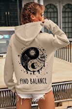 Unisex Yin & Yang Tasarım Sweatshirt - 3 Al 1 Öde