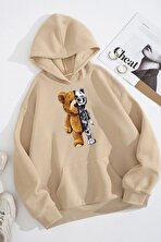 Unisex Boys Bear Baskılı Sweatshirt - 3 Al 1 Öde