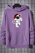 Unisex Astronot Baskılı Sweatshirt - 3 Al 1 Öde