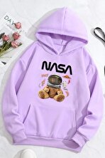 Unisex Nasa Bear Baskılı Sweatshirt - 3 Al 1 Öde