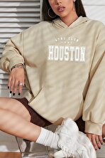 Unisex Houston Baskılı Sweatshirt - 3 Al 1 Öde