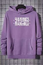 Hanımcı Yazılı Katlamalı Sweatshirt - 3 Al 1 Öde
