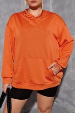 Unisex Pamuk Şardonlu Kapüşonlu Sweatshirt - FLO 3 Al 1 Öde