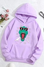 Unisex T - Rex Baskılı Sweatshirt - 3 Al 1 Öde