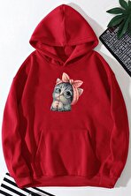 Sevimli Kedi Sweatshirt - 3 Al 1 Öde