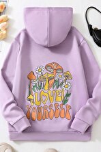 Unisex Oversize Love Yourself Baskılı Sweatshirt - FLO 3 Al 1 Öde