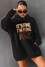 Unisex Oversize Fine Baskılı Sweatshirt - FLO 3 Al 1 Öde