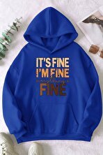 Unisex Oversize Fine Baskılı Sweatshirt - 3 Al 1 Öde