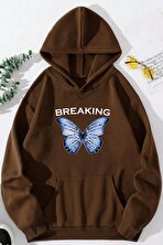 Breaking Baskılı Oversize Sweatshirt - 3 Al 1 Öde