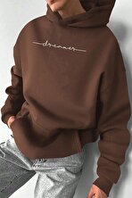 Dreamer Baskılı Oversize Sweatshirt - 3 Al 1 Öde