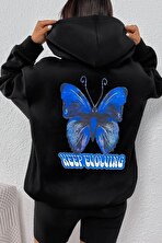 Unisex Butterfly Baskılı Sweatshirt - 3 Al 1 Öde