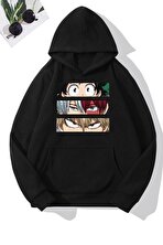 Unisex Makima Hugging Denji Baskılı Sweatshirt - 3 Al 1 Öde