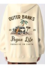 Unisex Outer Banks Baskılı Oversize Sweatshirt - 3 Al 1 Öde
