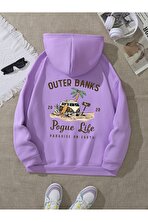 Unisex Outer Banks Baskılı Oversize Sweatshirt - 3 Al 1 Öde