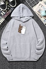 Unisex Tupac Coffee Baskılı Sweatshirt - 3 Al 1 Öde
