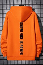 Knowledge is Power Baskılı Oversize Sweatshirt - 3 Al 1 Öde