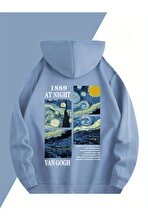 Vangogh Baskılı Oversize Sweatshirt - 3 Al 1 Öde