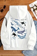 Whales Baskılı Oversize Sweatshirt - FLO 3 Al 1 Öde