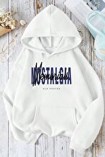 Nostalgia Baskılı Unisex Oversize Sweatshirt - 3 Al 1 Öde