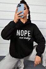 Unisex Nope Baskılı Sweatshirt - 3 Al 1 Öde