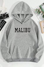 Unisex Malıbu Baskılı Oversize Sweatshirt - 3 Al 1 Öde
