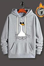Duck Baskılı Oversize Sweatshirt - 3 Al 1 Öde