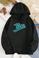 Unisex Nice Baskılı Sweatshirt - 3 Al 1 Öde