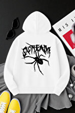 Scream Baskılı Oversize Sweatshirt - 3 Al 1 Öde