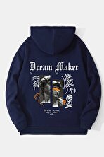 Dream Maker Baskılı Unisex Oversize Sweatshirt - 3 Al 1 Öde