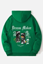 Dream Maker Baskılı Unisex Oversize Sweatshirt - 3 Al 1 Öde