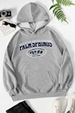 Unisex Palm Springs Baskılı Sweatshirt - 3 Al 1 Öde