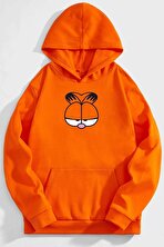 Unisex Garfield Baskılı Sweatshirt - 3 Al 1 Öde