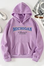 Unisex Michigan Tasarım Sweatshirt - 3 Al 1 Öde