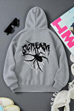 Scream Baskılı Oversize Sweatshirt - 3 Al 1 Öde