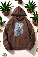 Orkide Tuval Baskılı Unisex Oversize Sweatshirt - FLO 3 Al 1 Öde