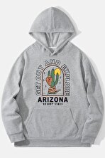 Unisex Arizona Baskılı Sweatshirt - 3 Al 1 Öde