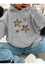 Unisex Eternal Light Baskılı Oversize Sweatshirt - 3 Al 1 Öde