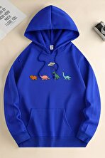 Uzaylı Dinazor Baskılı Oversize Sweatshirt - FLO 3 Al 1 Öde