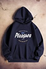 Pleasure Baskılı Oversize Sweatshirt - 3 Al 1 Öde