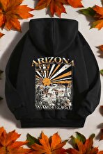 Arizona Baskılı Unisex Oversize Sweatshirt - 3 Al 1 Öde