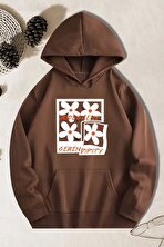 Iridescent Serendipity Baskılı Oversize Sweatshirt - 3 Al 1 Öde