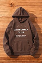 California Club Baskılı Oversize Sweatshirt - 3 Al 1 Öde