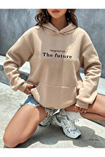 The Future Baskılı Oversize Sweatshirt - 3 Al 1 Öde