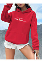 The Future Baskılı Oversize Sweatshirt - 3 Al 1 Öde