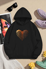 Unisex ERİYEN KALPLER Tasarım Basklı Sweatshirt - 3 Al 1 Öde